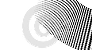 Wavy, billowy, flowing lines abstract pattern. Waving lines text photo