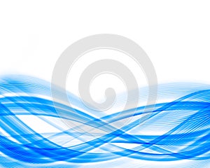 Wavy blue background