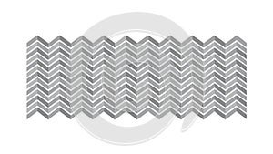 Wavy Chevron Geometric Pattern, Abstract Texture Vector Background, vector design Generative AI