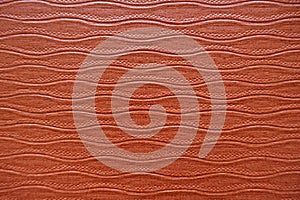 Wavy Embossed Orange Brown Background