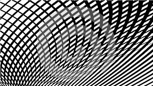 Wavy flowing lines abstract pattern. Wave Grid pattern of lines. EPS10 vector.