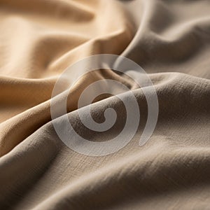 Wavy folds of beige and light
