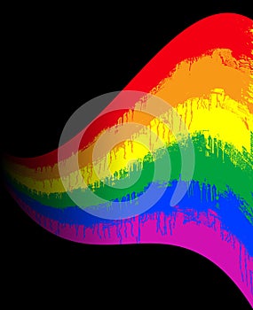 Wavy gay flag