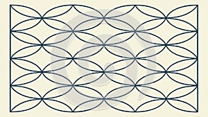 Wavy Geometric Pattern: Flowing Abstract Design Element, vector design Generative AI