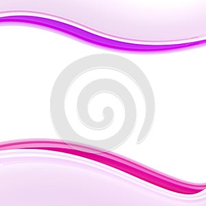 Wavy glossy bright design template, background