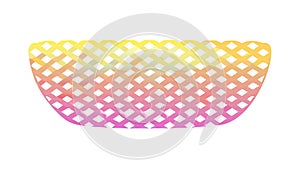 Wavy Gradient Abstract Pattern Dynamic Colorful Background Element, vector design Generative AI