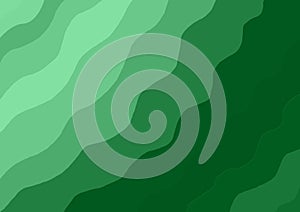 Wavy green strips pattern for wallpapers