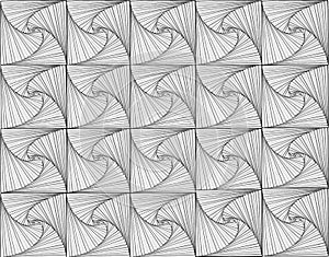 abstract graphic texture,Wave illusion grayscale 3d vector seamless pattern graphic design