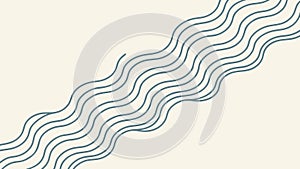 Wavy Lines Abstract Pattern Vector Background, vector design Generative AI