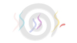 Wavy Lines Icon for Fluidity and Movement, vector design Generative AI