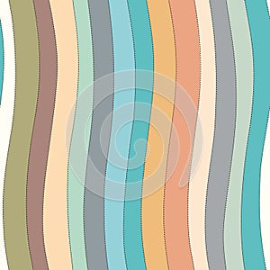 Wavy lines seamless pattern.