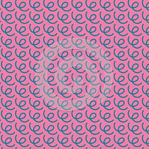 Wavy lines seamless vector pattern, Memphis style. Squiggle pattern. Abstract background for wallpaper, web banner, wrapping paper