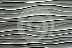 Wavy lines in white and gray