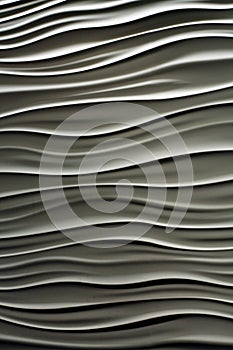 Wavy lines in white and gray