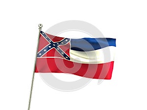 Wavy Mississippi Flag