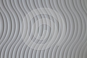 Convex 3d structure in the form of waves texture.