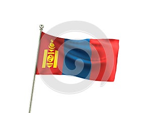 Wavy Mongolia Flag