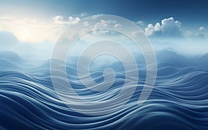 Wavy Motion Flowing Illustration Background
