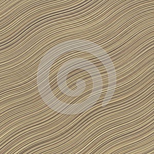 Wavy pattern of beige and light brown lines creating an abstract texture
