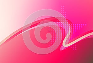Wavy Pink And Beige Gradient Background Vector Art Beautiful elegant Illustration