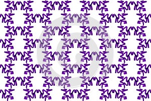 wavy ribbon pattern.