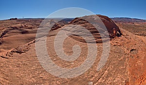 Wavy sandstone hill at Ferry Swale near Page AZ