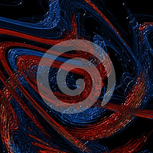 Wavy swirl abstract shape. Whirl background