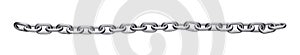 Wavy Unbroken Realistic Metal Chain