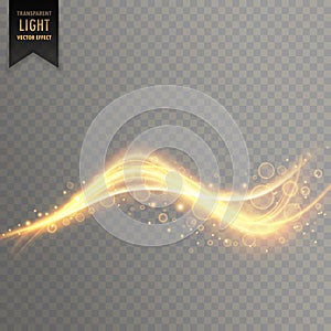 Wavy vector transparent light effect background