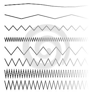 Wavy, waving, zigzag crisscross line, stripe element
