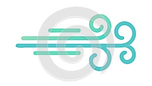 Wavy Wind Lines, Abstract Motion Background, vector design Generative AI