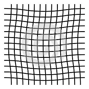 Wavy, zig zag, criss cross grid pattern