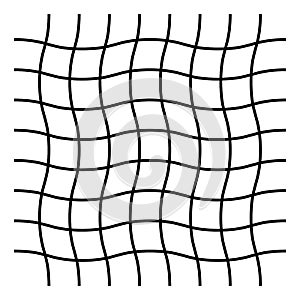 Wavy, zig zag, criss cross grid pattern