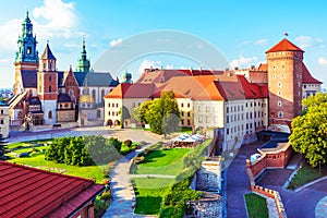 Wawel Castle and Cathedral in Krakow, Poland