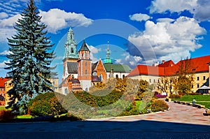 Wawel castle in Krakow, Poland