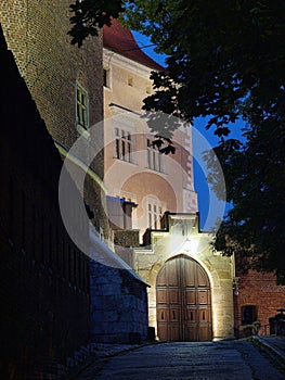 Wawel Castle by night