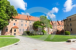 Wawel castle tower, Krakow, Poland