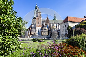 Wawel - fortified architectural complex in Cracow - Poland