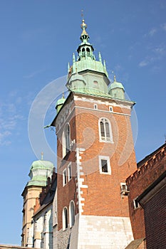 Wawel in Krakow, Cathedral of Saint's Stanislaw and Vaclav.