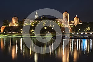 Wawel Royal castle in Krakow, Poland