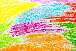 Wax crayon hand drawing background