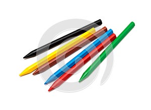 Wax crayons