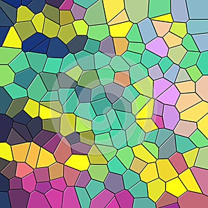 Wax, lights, game hexagons, playful shades, textile pattern, abstract background