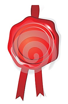 Wax red seal