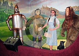 Waxwork tableau of Wizard of Oz Movie