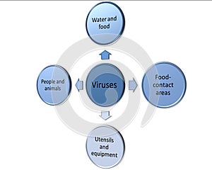 The way of Bacteria and viruses can be transmitted