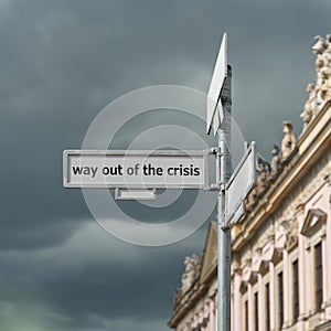 way out of the crisis