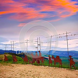 The way of Saint James Alto del Perdon Navarra photo