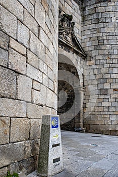 Way of St James Sign in Spain