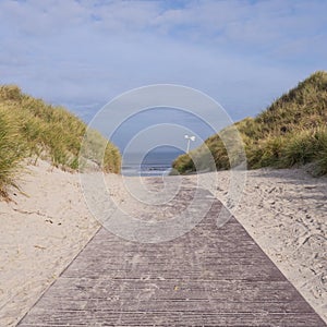 Way to beach (north-sea)